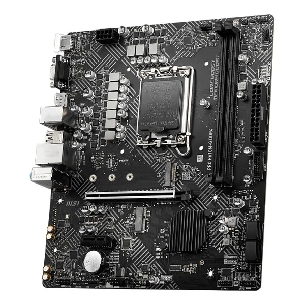 Msı Pro H610m-G Intel Lga1700 DDR5 Micro Atx Anakart - Görsel 2