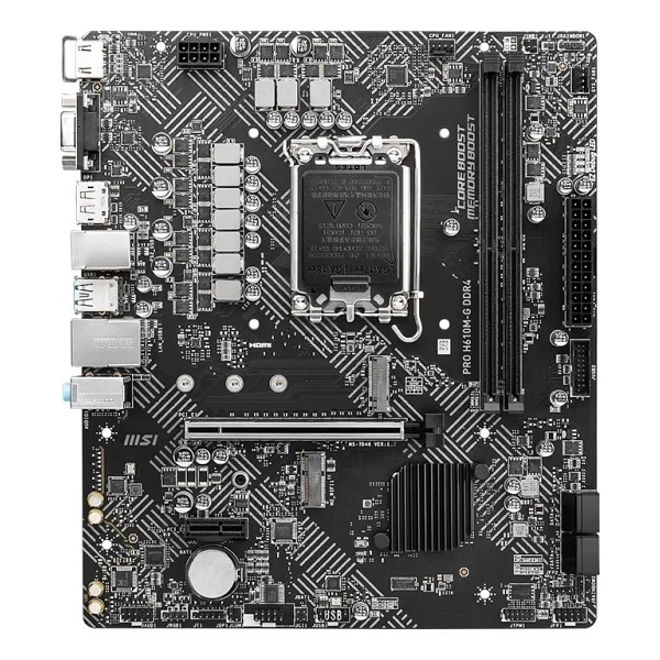 Msı Pro H610m-G Intel Lga1700 DDR5 Micro Atx Anakart - Görsel 4
