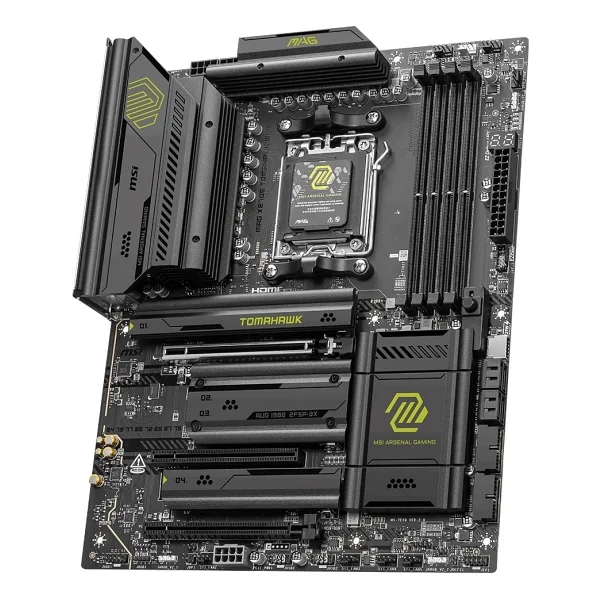 Msı Mag X870e Tomahawk Wi-Fi AMD Am5 DDR5 Atx Anakart - Görsel 9