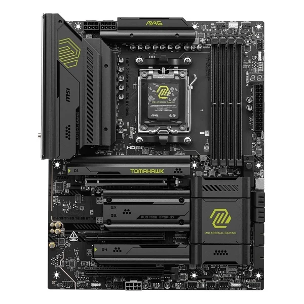 Msı Mag X870e Tomahawk Wi-Fi AMD Am5 DDR5 Atx Anakart - Görsel 4