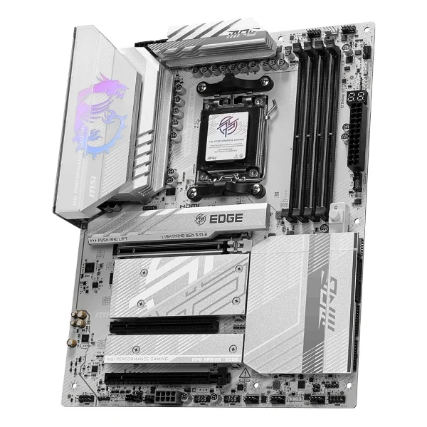 Msı Mpg B850 Edge Tı Wi-Fi AMD Am5 DDR5 Atx Anakart - Görsel 2