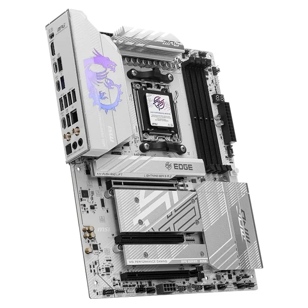 Msı Mpg B850 Edge Tı Wi-Fi AMD Am5 DDR5 Atx Anakart - Görsel 3