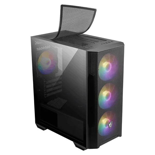 Msı Mag Forge M100r Argb Fanlı Micro Atx Oyuncu Kasası - Görsel 4