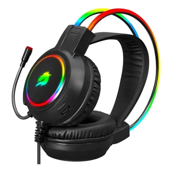 Gamebooster Firefly GB-H18l RGB 7.1 USB Kablolu Kulak Üstü Oyuncu Kulaklığı - Görsel 3