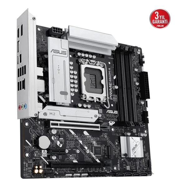 Asus Prime B860m-A-Csm Intel Lga1851 DDR5 Micro Atx Anakart - Görsel 4