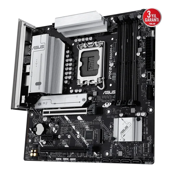 Asus Prime B860m-A-Csm Intel Lga1851 DDR5 Micro Atx Anakart - Görsel 5
