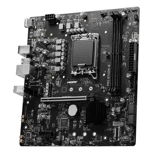 MSI Pro B760M-B Intel LGA1700 DDR4 Micro ATX Anakart - Görsel 2