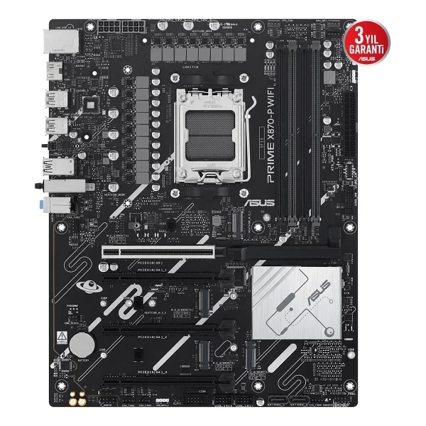 Asus Prime X870-P Wi-Fi AMD Am5 DDR5 Atx Anakart - Görsel 3