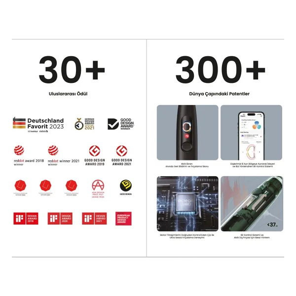 Oclean X Pro Digital Şarjlı Diş Fırçası - Görsel 7