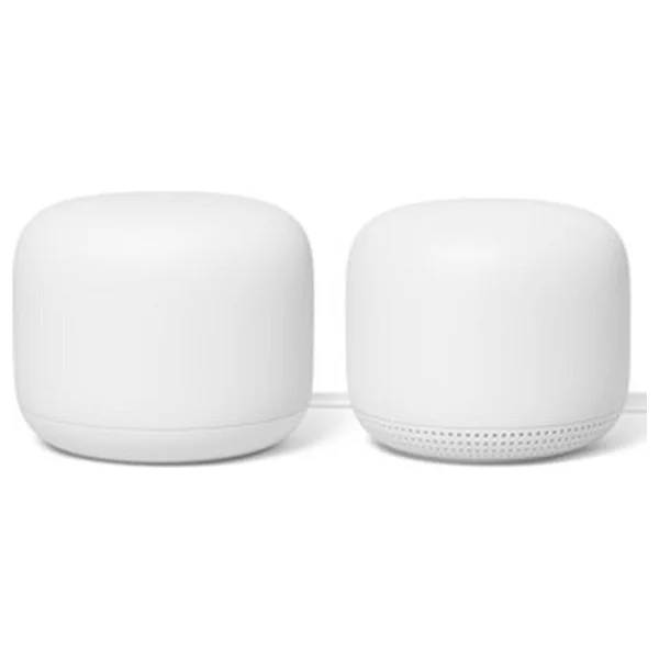 Google Nest Wi-Fi Router 2 Pack - 4x4 Ac2200 Mesh Wi-Fi Routers With 4400 Sq Ft Coverage - Görsel 2