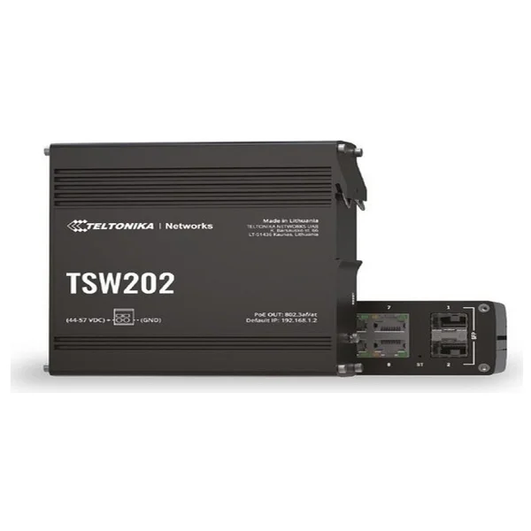 Teltonika Te-Tsw202 Endüstriyel Poe+ Switch< Br> 8x 10/100/1000baset Poe+ Port 30w Switch - Görsel 2