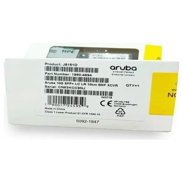 Hp Aruba J9151d Sfp+ 10gbps Lr 10km - Görsel 2