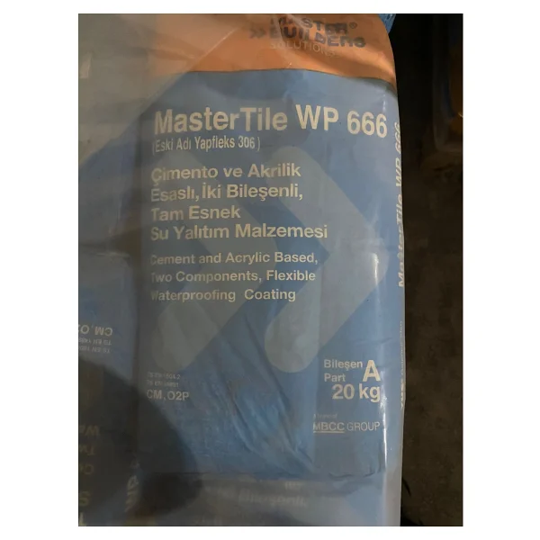 Sikatop Wp 666 Çimento Ve Akrilik Esaslı, Tam Esnek Su Yalıtım Malzemesi 30kg(20+10) - 30 Kg - Görsel 4