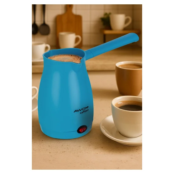 Awox Caffeen Mavi Elektrikli Cezve - Görsel 4
