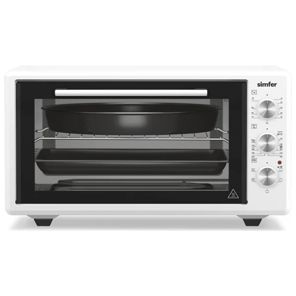 Simfer 4546 45 Lt Beyaz Turbo Midi Fırın - Görsel 2