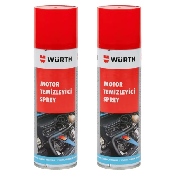 Würth 2'li Motor Temizleyici Sprey 500 Ml - Görsel 2