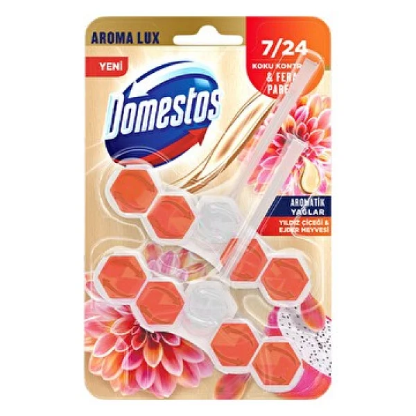 Domestos Aroma Lux Yıldız Çiçeği & Ejder Meyvesi Tuvalet Bloğu 100 Gr - Görsel 3