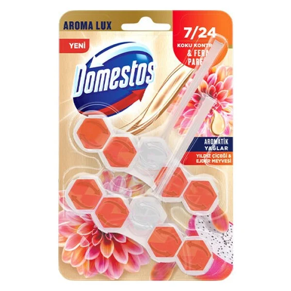 Domestos Aroma Lux Yıldız Çiçeği & Ejder Meyvesi Tuvalet Bloğu 100 Gr - Görsel 2