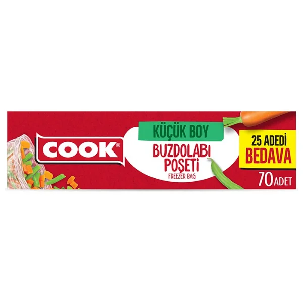 Cook Küçük Boy Buzdolabı Poşeti 70'li - Görsel 2