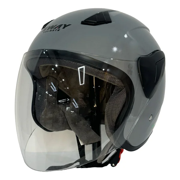 Sway Sw 733 Gri Açık Motor Kaskı - Görsel 2
