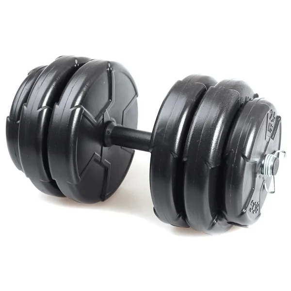 Ecg Spor 1 X 25 Kg Dambıl Seti Yerli Üretim - 2 Yıl Garantili Ve Dayanıklı Ürün - Siyah - Görsel 2