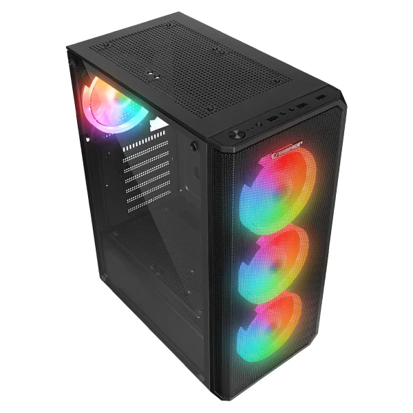 Rampage Helios Mesh Rainbow Fanlı 650 W Atx Oyuncu Kasası - Görsel 2