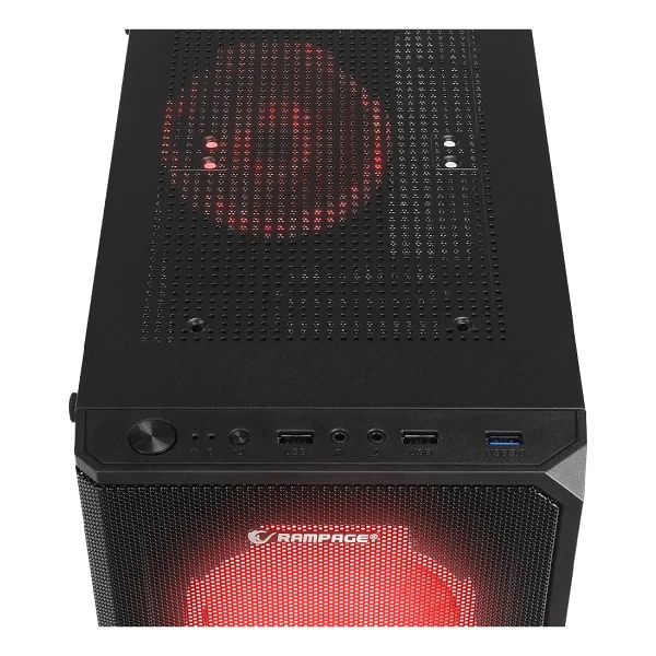 Rampage Helios Mesh Rainbow Fanlı 650 W Atx Oyuncu Kasası - Görsel 4