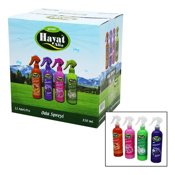 Hayat Alfa Oda Spreyi Lavanta Spring Çiçek Bahçesi Mango- Kavun 350ml - Görsel 2