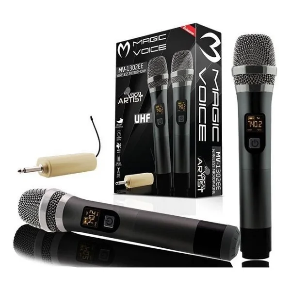 Magicvoice Mv-1302ee 2'li Kablosuz El Mikrofonu - Görsel 3