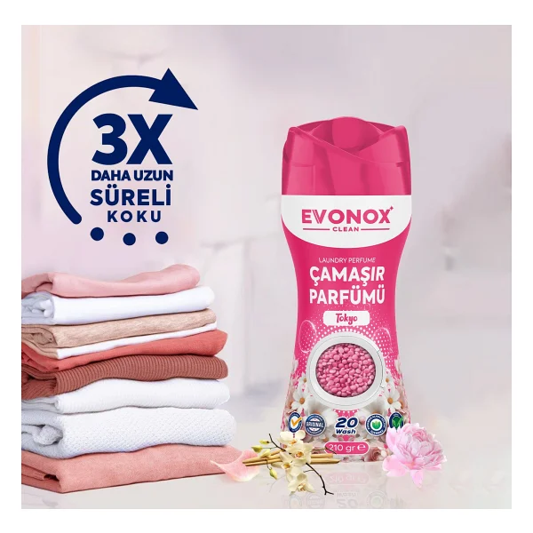 Evonox Clean Tokyo Çamaşır Parfümü 210 Gr - Görsel 3