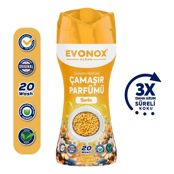 Evonox Clean Berlin Çamaşır Parfümü 210 Gr - Görsel 7