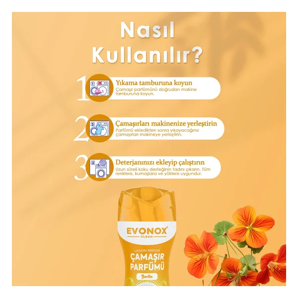 Evonox Clean Berlin Çamaşır Parfümü 210 Gr - Görsel 2