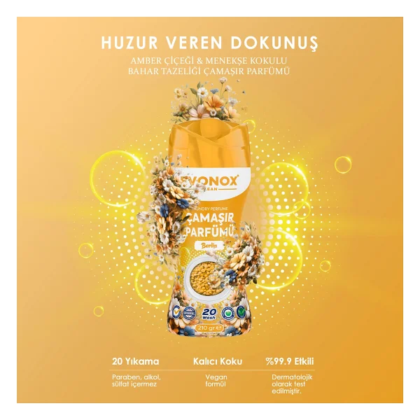 Evonox Clean Berlin Çamaşır Parfümü 210 Gr - Görsel 3
