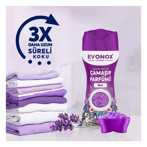 Evonox Clean Paris Çamaşır Parfümü 210 Gr - Görsel 2