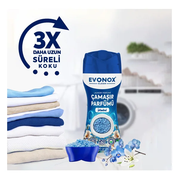Evonox Clean İstanbul Çamaşır Parfümü 210 Gr - Görsel 4