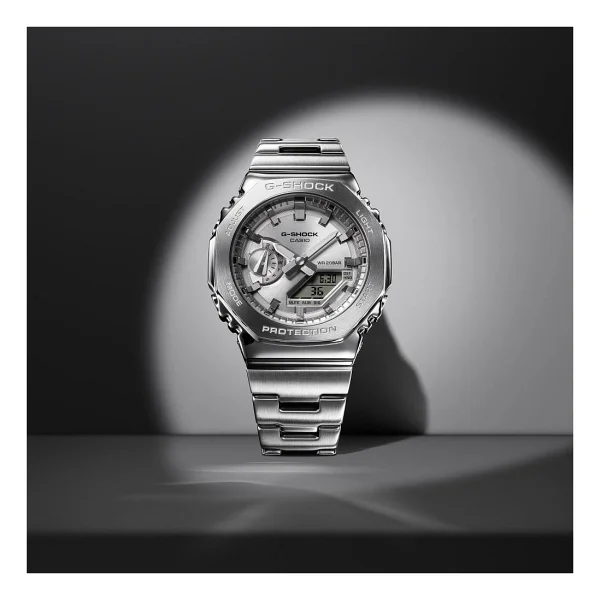 Casio G-Shock Gm-2110d-7adr Gümüş Erkek Kol Saati - Görsel 2