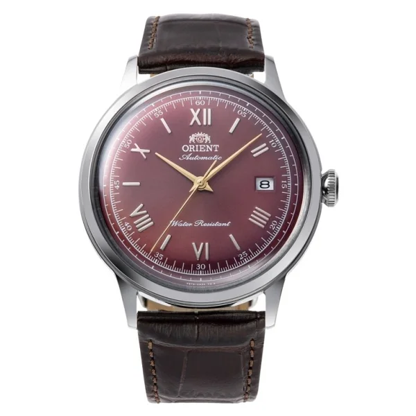 Orient Bambino Ra-Ac0026r30b Kahverengi-Bordo Erkek Kol Saati - Görsel 6