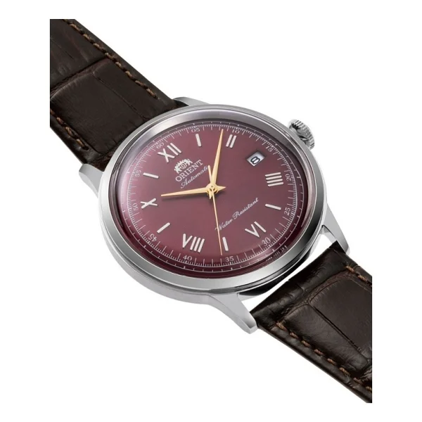 Orient Bambino Ra-Ac0026r30b Kahverengi-Bordo Erkek Kol Saati - Görsel 2