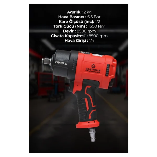 Havalı Somun Sökme 1 2 Gp1201 - Görsel 2