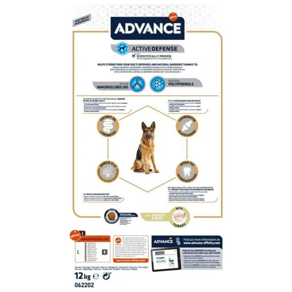 Advance German Shepherd Hindili 12 Kg Yetişkin Köpek Maması - Görsel 10