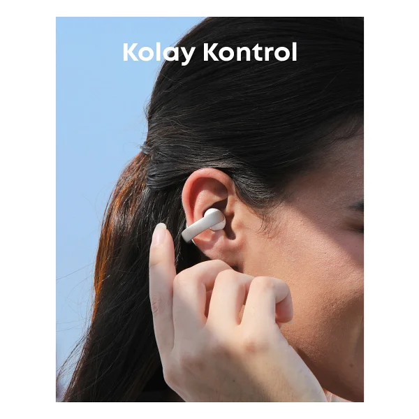 Anker SoundCore AeroClip Beyaz Open Ear Bluetooth Kulaklık - Görsel 7