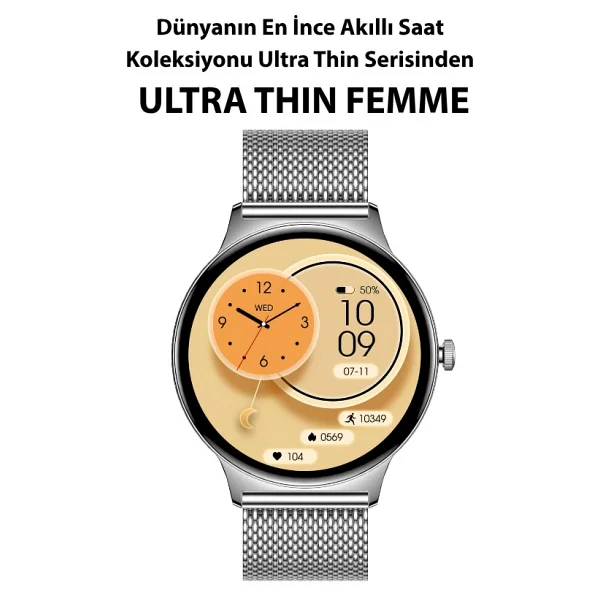 Logia Ultra Thin Femme Akıllı Saat - Görsel 2