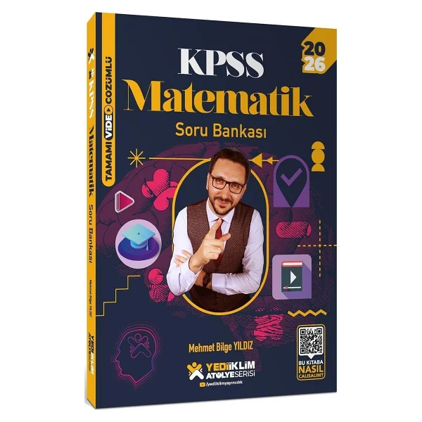 Yediiklim Yayınları 2026 Kpss Atölye Serisi Genel Yetenek Matematik Tamamı Video Çözümlü Soru Bankası - Görsel 2