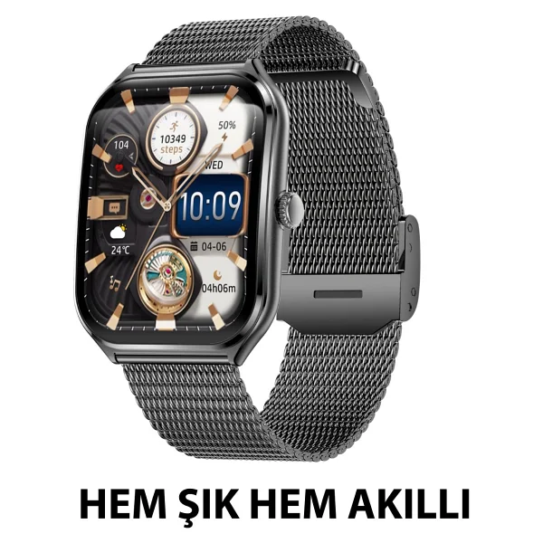 Logia Ultra Thin Edge Akıllı Saat - Görsel 3