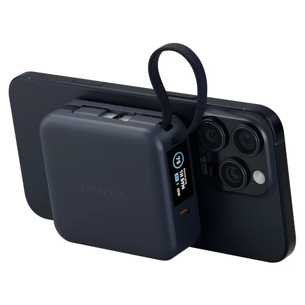 Energea Magpac Mini Plus Lacivert 10000 mAh Hızlı Şarj Magsafe Powerbank - Görsel 8