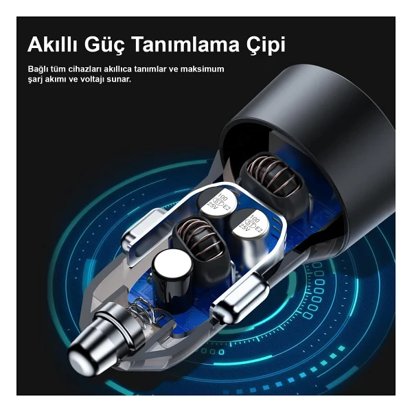 Acefast B12 60 W Hızlı Araç Şarj Aleti - Görsel 7