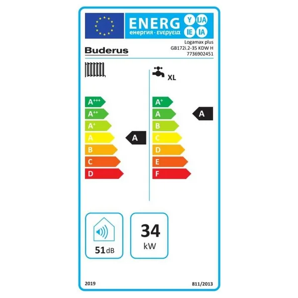 Buderus Logamax Plus Gb172i.2-35 Kdw H Yoğuşmalı Kombi - Görsel 2
