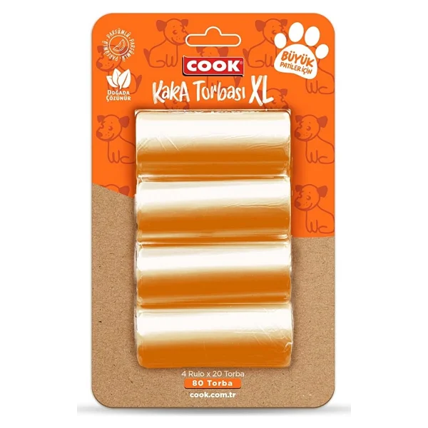 Cook Kaka Torbası XL 4x20 80 Torba - Görsel 2