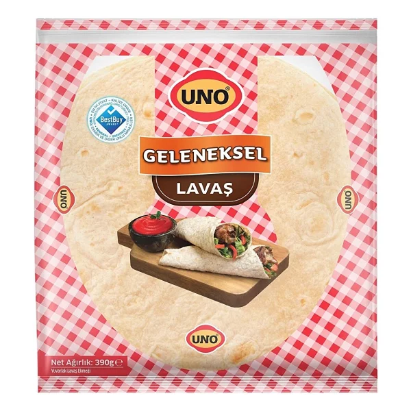 Uno Geleneksel Lavaş 25 Cm 6'lı 390 Gr - Görsel 3
