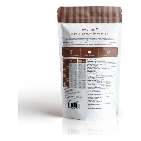 Naturiga Organik 100 Gr Kakao Tozu - Görsel 3